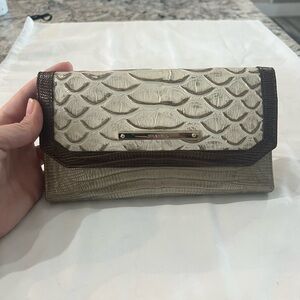 NWT Brahmin tri fold wallet